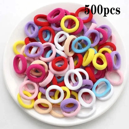 Nylon Mini Elastic Hair Ties, Assorted Packs