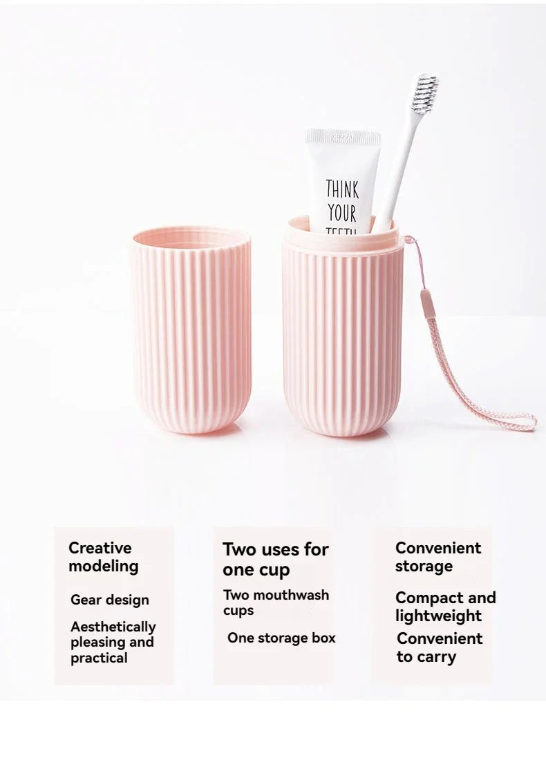 Portable Toothbrush & Toothpaste Travel Case