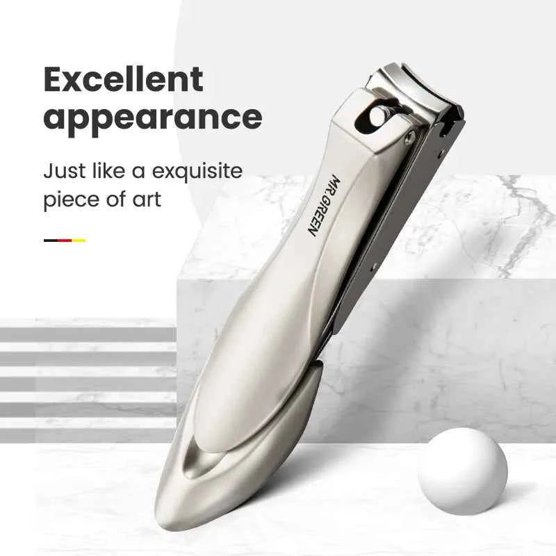 MR.GREEN Nail Clipper - Precision Stainless Steel Anti-Splash Fingernail Trimmer for Effortless Grooming - Flexivo