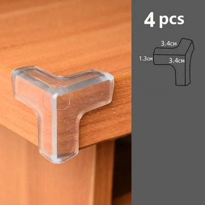 Baby Safety Corner & Edge Guards — Soft Silicone Protectors