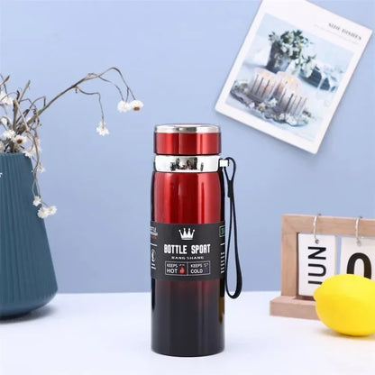 1000ml Stainless Steel Vacuum Thermos Bottle — Keeps Hot & Cold