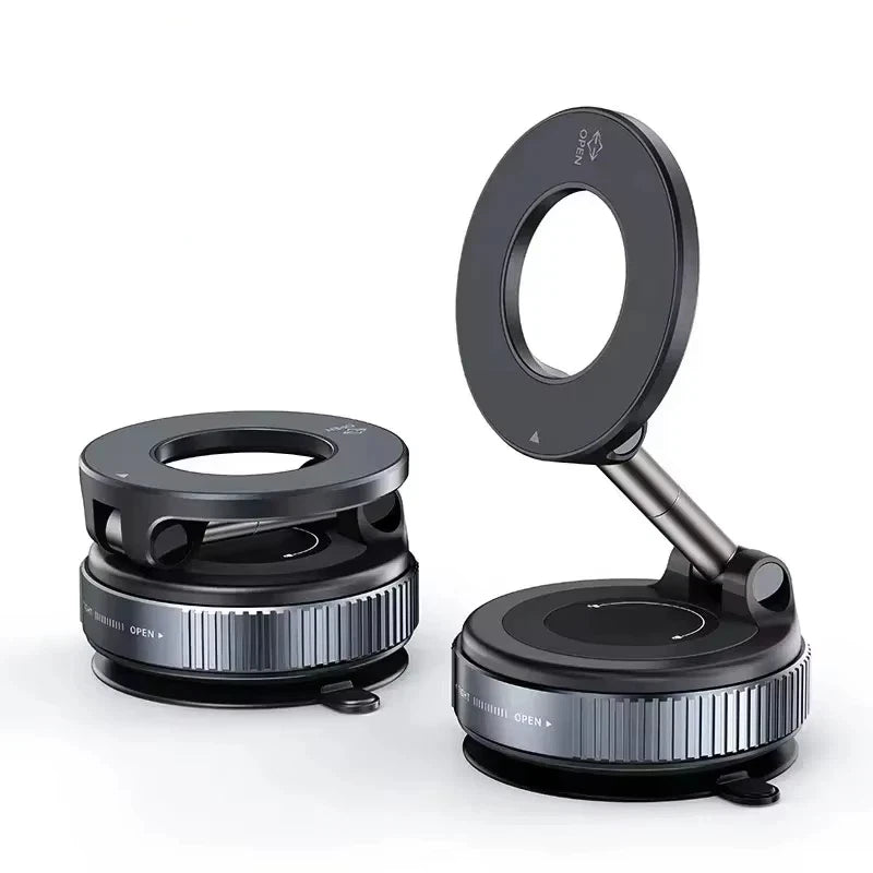 Magnetic Phone Holder — 360° Rotating Foldable Mount for Car, Gym & Kitchen - Flexivo
