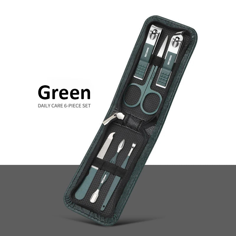 Stainless Steel Nail Care Kit with Travel Case