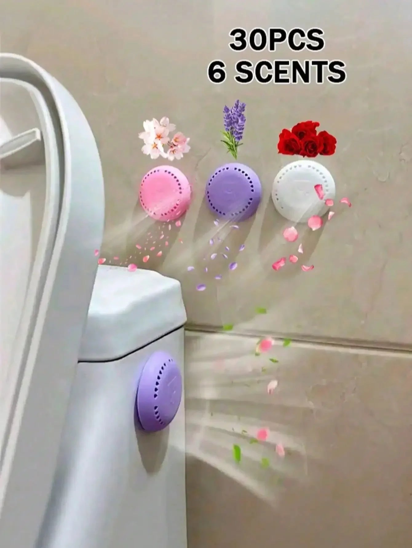 Jasmine Scented Air Freshener Sheets – 10-Pack with Holders