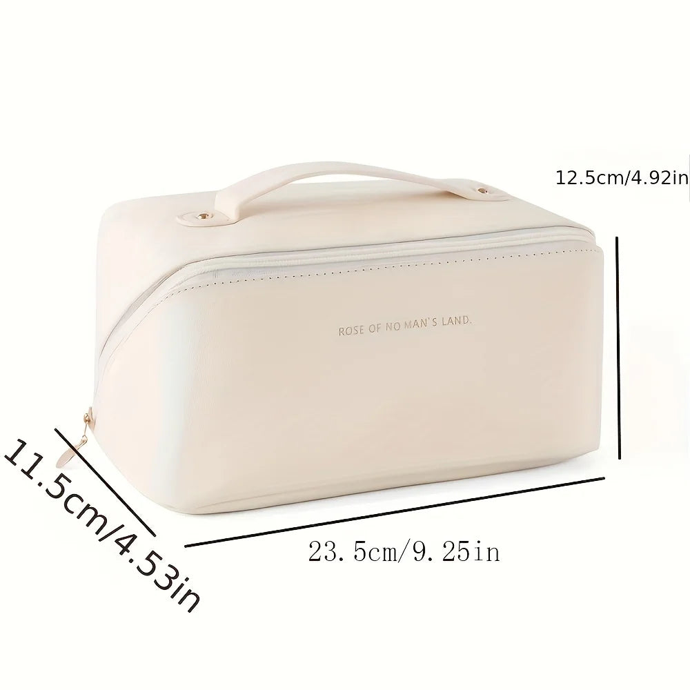 Zip-Closure Makeup Bag for Travel