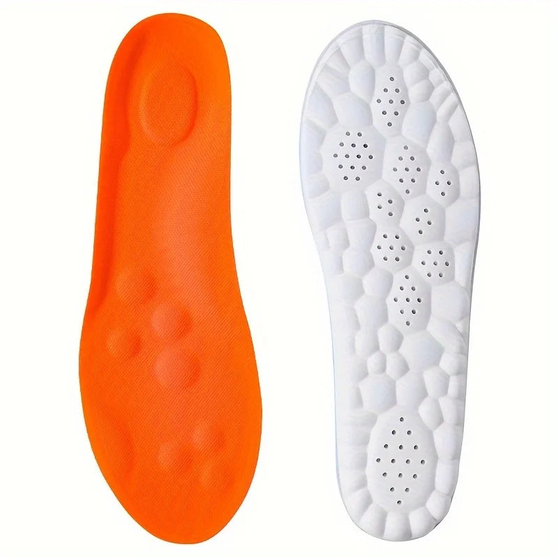Latex Sport Insoles with Arch Support, Breathable & Deodorizing