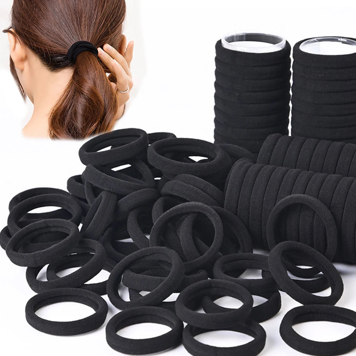Elastic Hair Ties for Women, Multipack