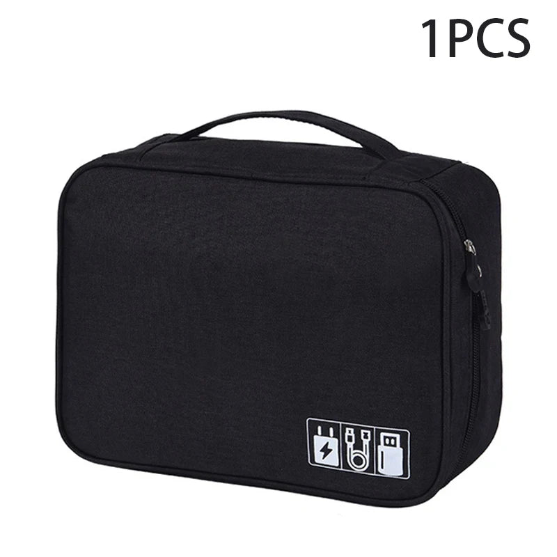Flexivo Travel Cable Storage Bag – Waterproof Oxford Organizer