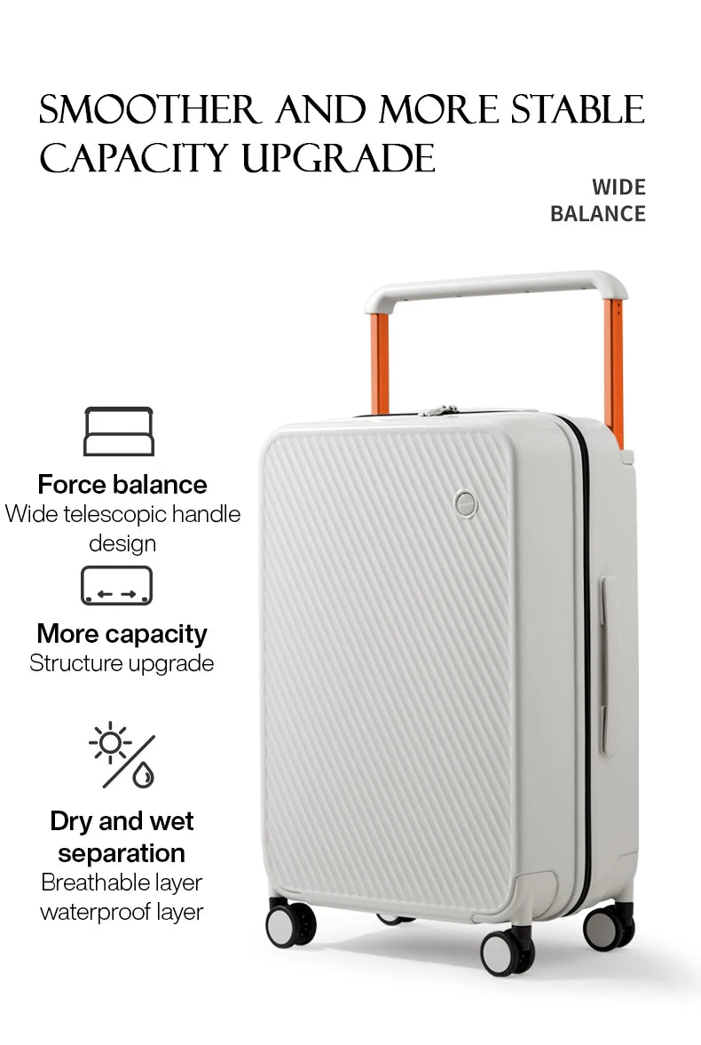 Hardside Spinner Suitcase with Wide Handle — 20" & 24"