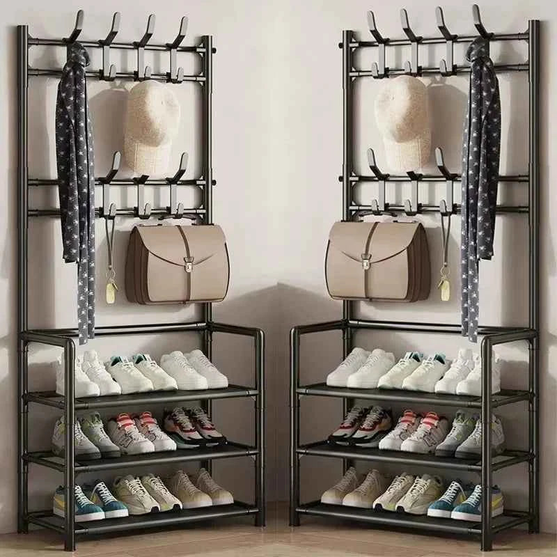 Multi-Layer Shoe and Hat Rack - Stylish Freestanding Organizer for Entryway and Bedroom - Flexivo
