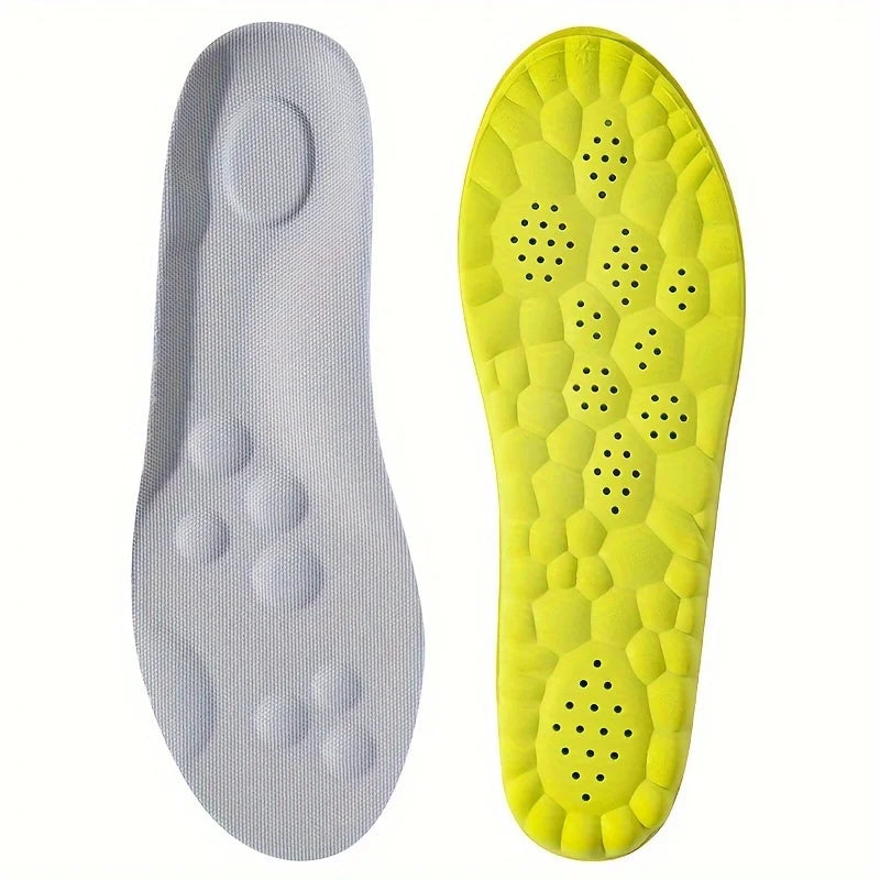 Latex Sport Insoles with Arch Support, Breathable & Deodorizing