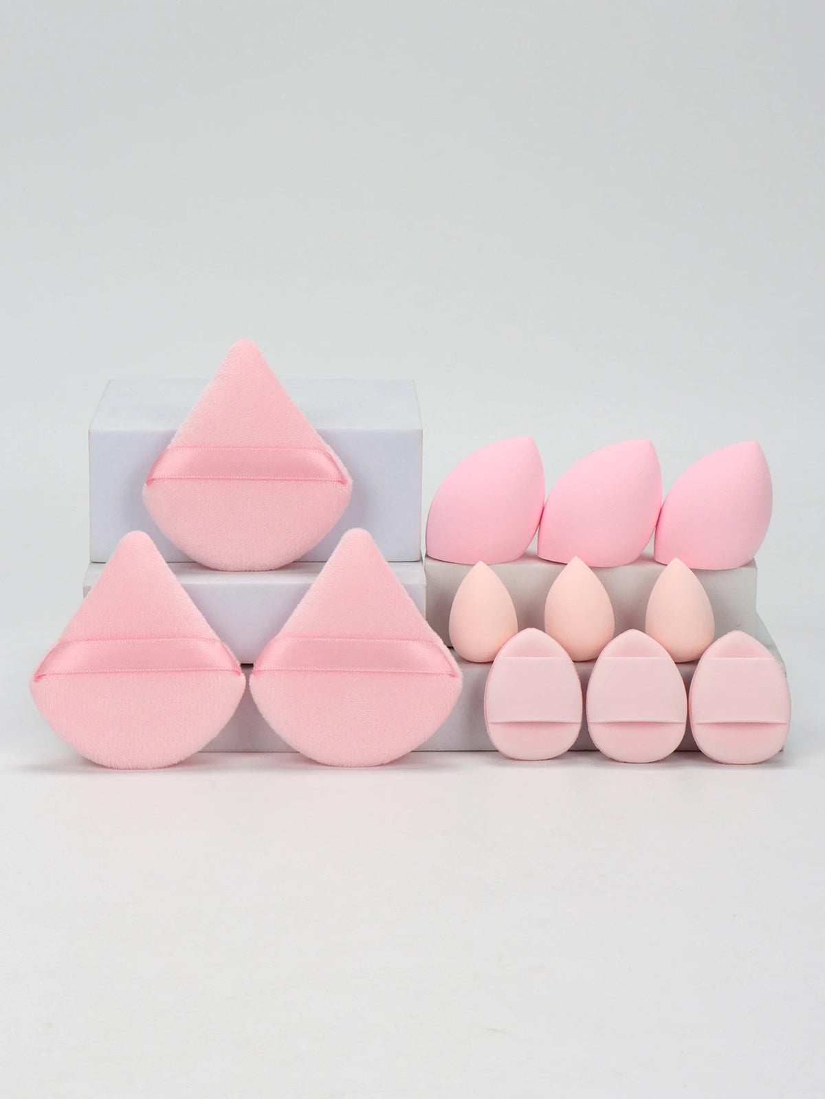 12-Piece Makeup Sponge & Powder Puff Set