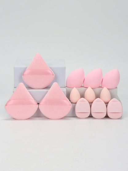 12-Piece Makeup Sponge & Powder Puff Set