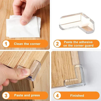 Baby Safety Corner & Edge Guards — Soft Silicone Protectors