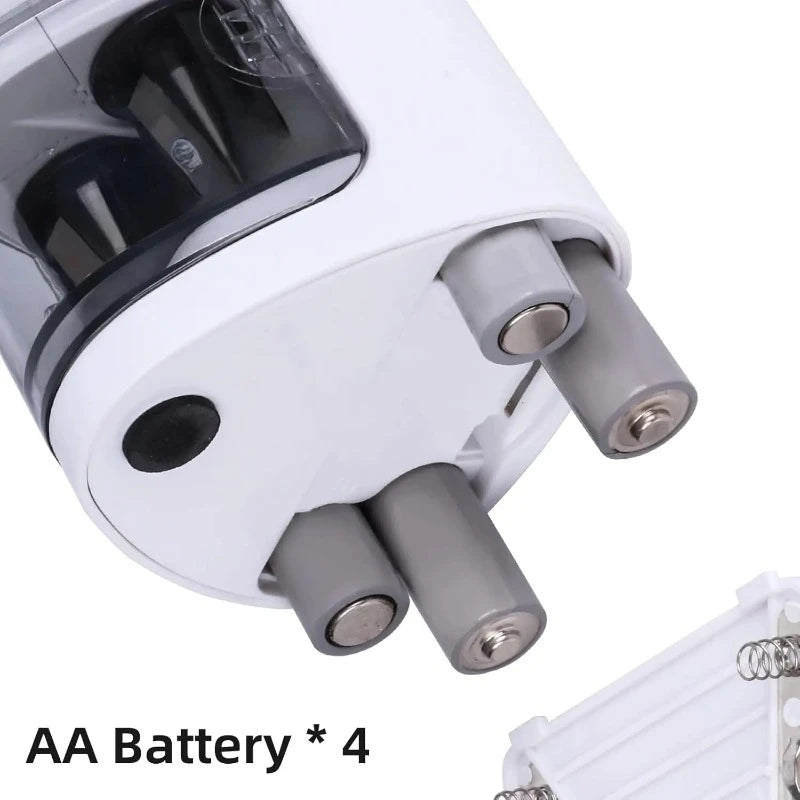 Dual-Hole Electric Pencil Sharpener — Auto, Fast & Quiet