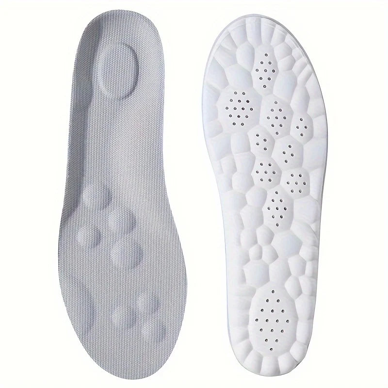 Latex Sport Insoles with Arch Support, Breathable & Deodorizing