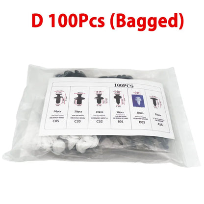 Car Trim Retainer Clips, 50 or 100 Pieces