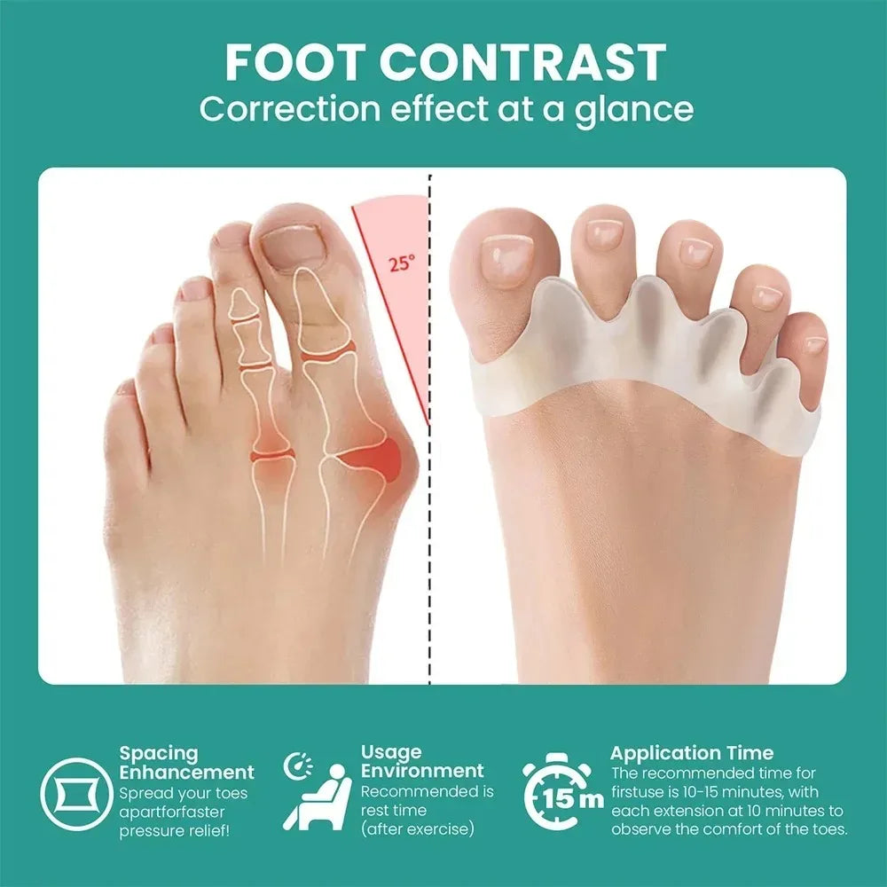 Silicone Toe Separator Cushion (1 Pair)