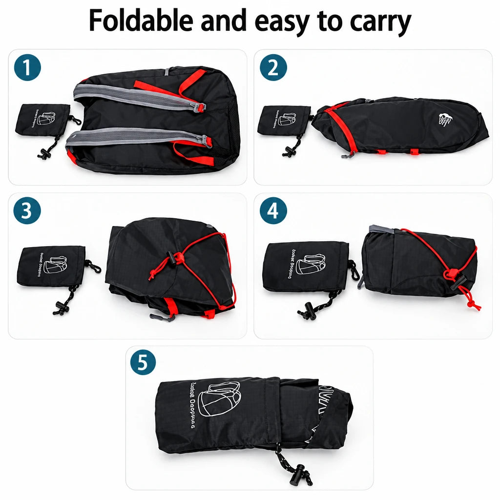 Packable Lightweight Travel Backpack, 20L