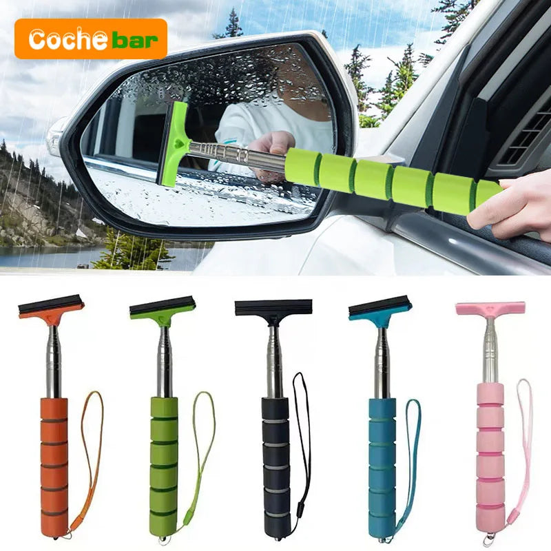 Telescopic Car Mirror Cleaning Wiper