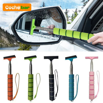Telescopic Car Mirror Cleaning Wiper