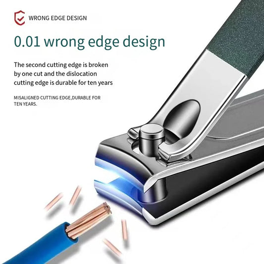 Stainless Steel Nail Clipper Set - 6-Piece Manicure & Pedicure Kit