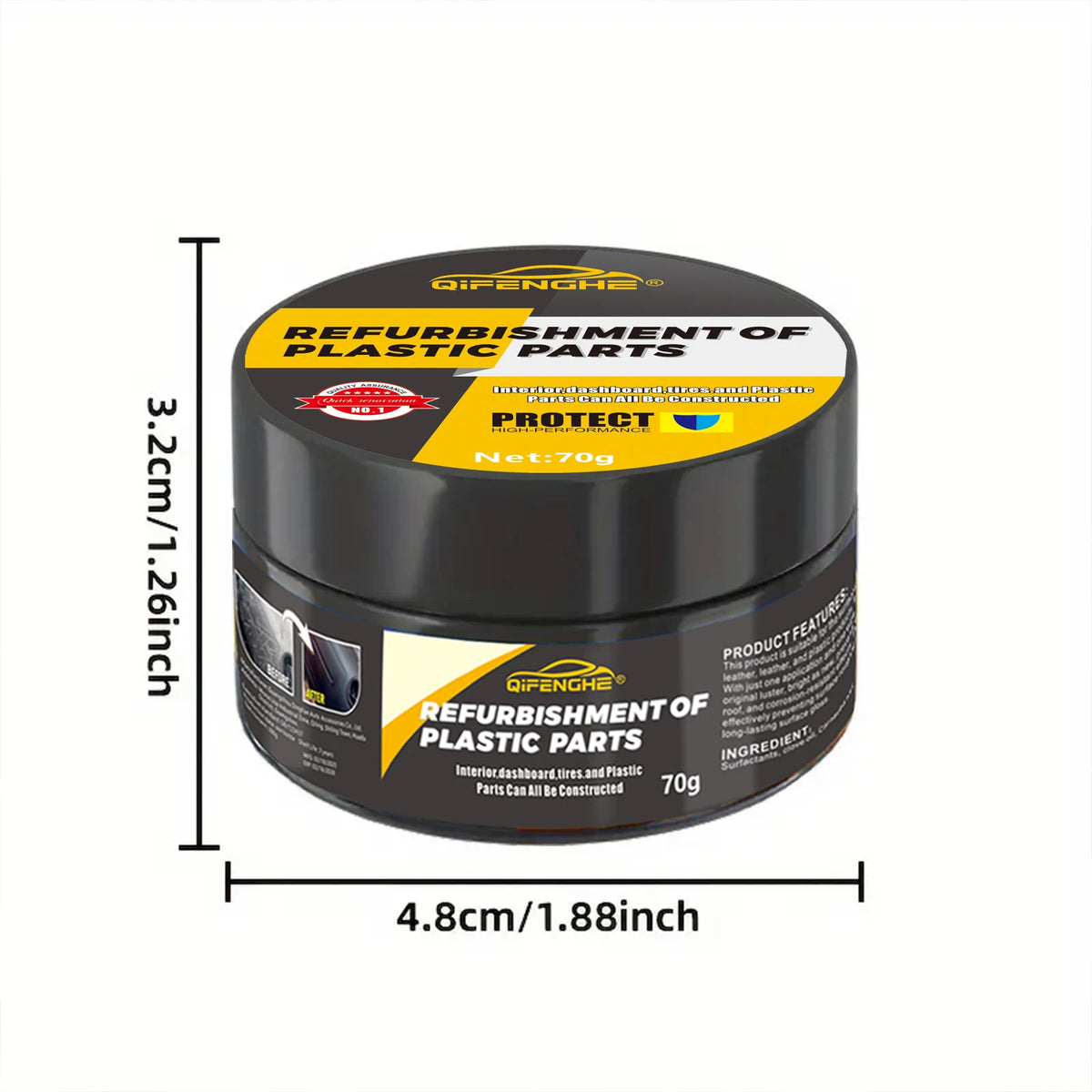 Automotive Plastic Trim Care Cream