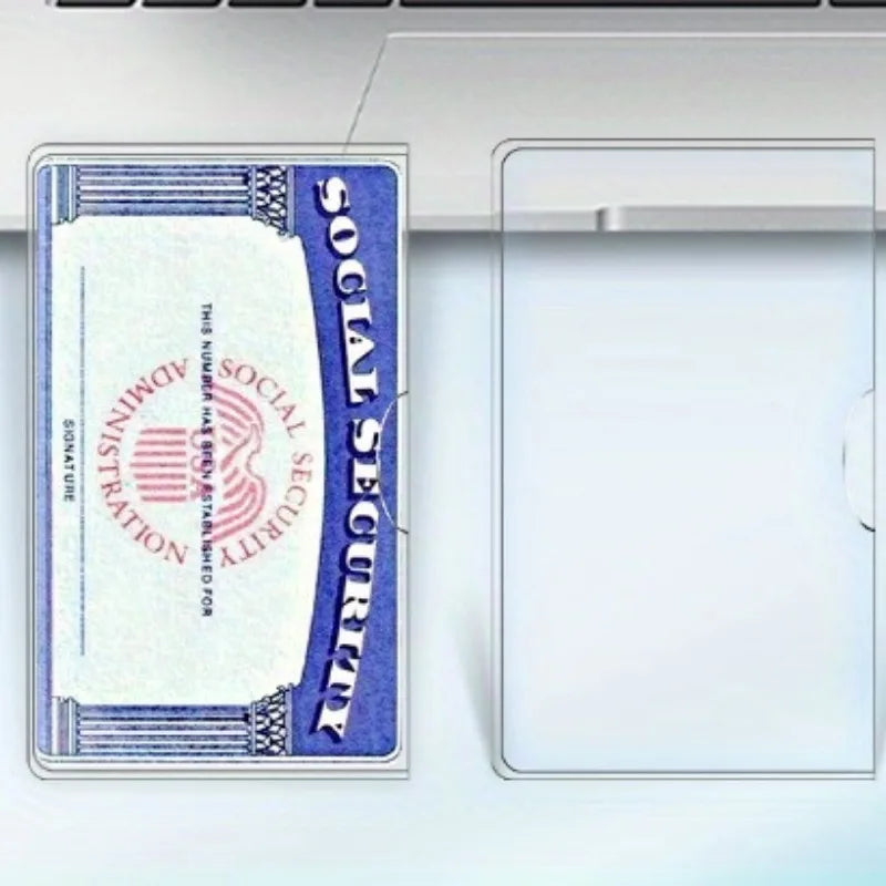 Premium Social Security Card Holder – Waterproof PVC Protector