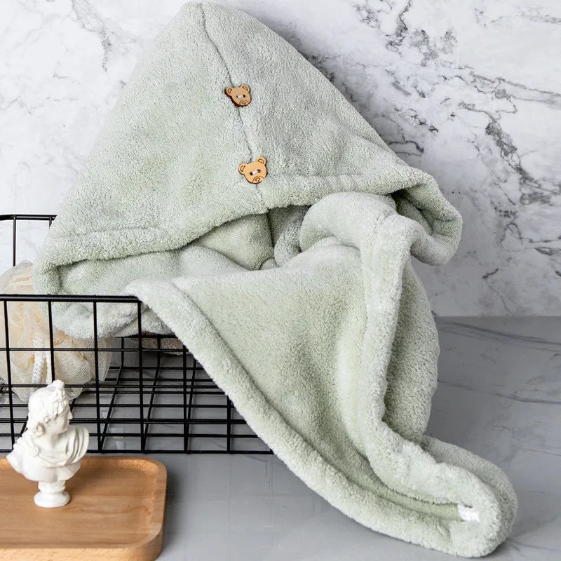 Microfiber Hair Towel Turban - Quick-Dry Anti-Frizz Wrap with Button Lock | Available in 1, 3, 5 & 10-Pack - Flexivo