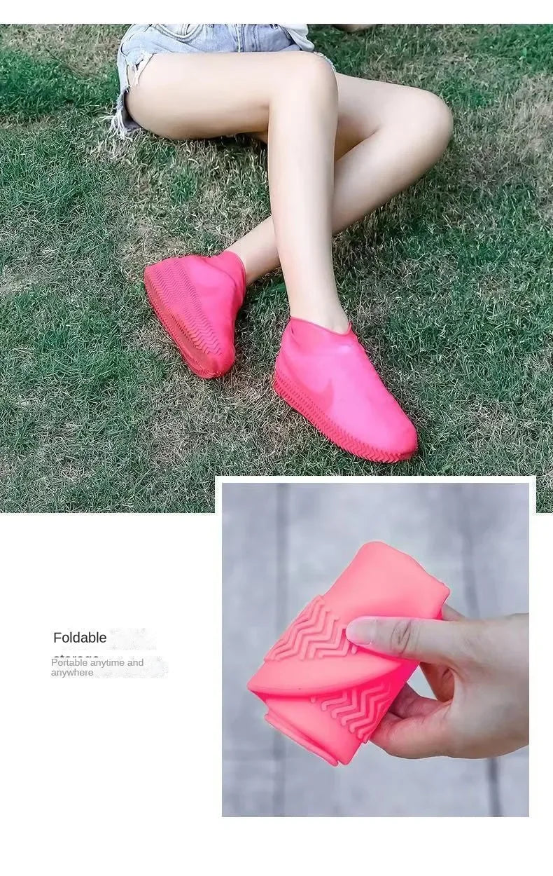 Reusable Rain Shoe Covers, 1 Pair