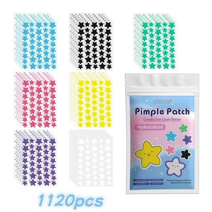 Seven-Color Star Hydrocolloid Pimple Patches