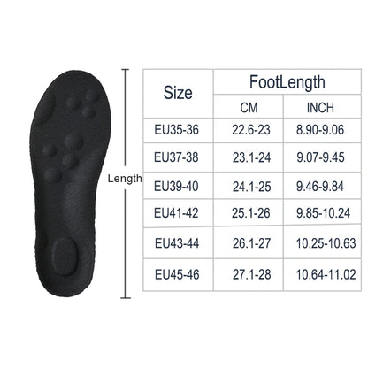 Latex Sport Insoles with Arch Support, Breathable & Deodorizing