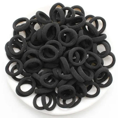 Nylon Mini Elastic Hair Ties, Assorted Packs