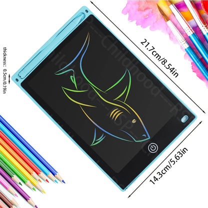 8.5" LCD Drawing Tablet — Kids Electronic Writing Board with Stylus