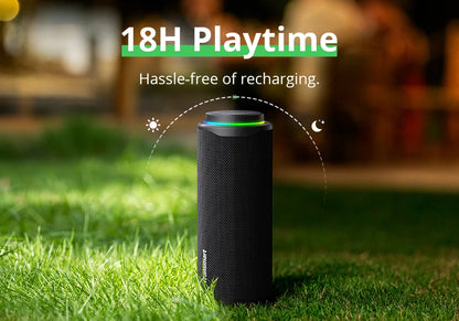 Tronsmart T8 40W Portable Bluetooth Speaker - Waterproof IPX7, Deep Bass SoundPulse, App Control for Outdoor & Camping