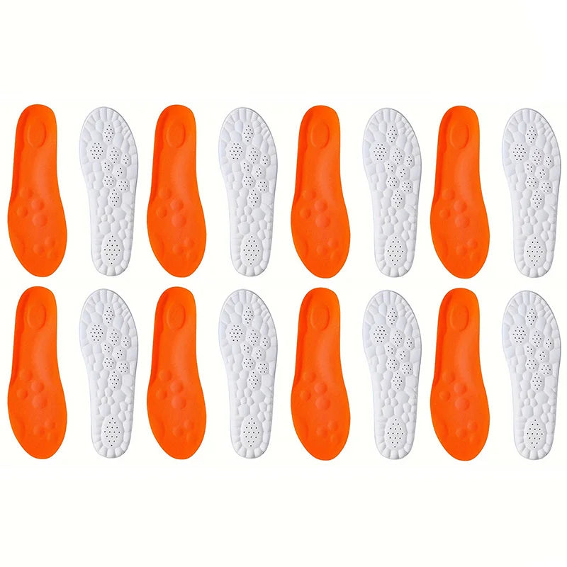 Latex Sport Insoles with Arch Support, Breathable & Deodorizing