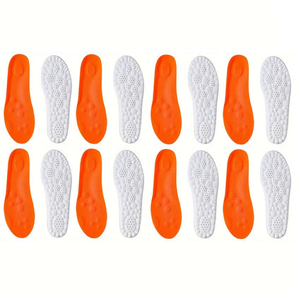 Latex Sport Insoles with Arch Support, Breathable & Deodorizing