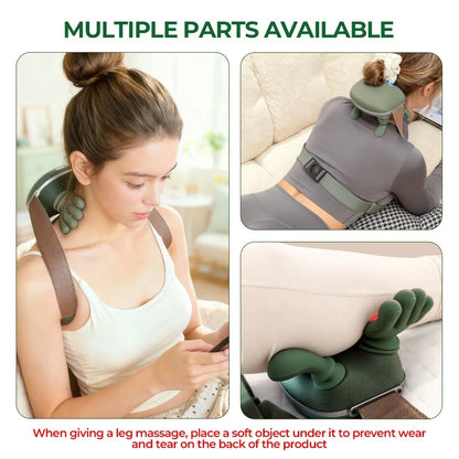 4D Kneading Neck & Shoulder Massager Shawl - Wireless Bionic Finger Massage