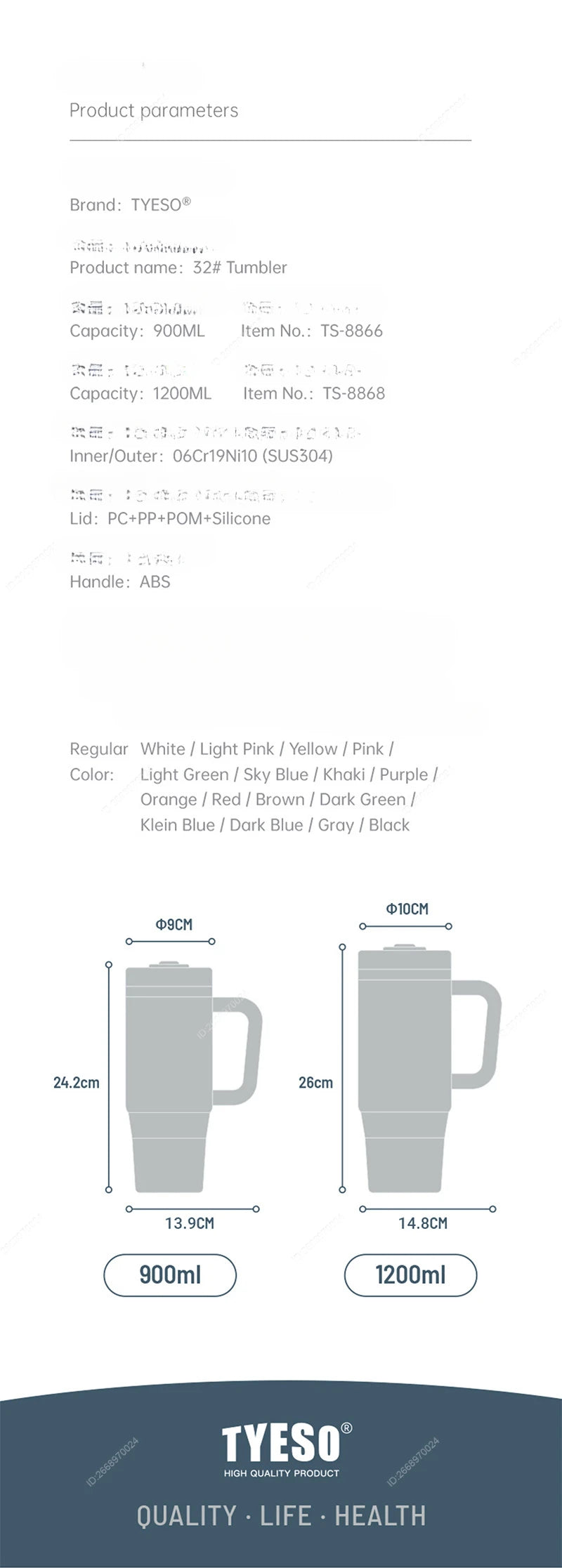 Vacuum Insulated Travel Mug with Straw & Handle for Ultimate Convenience - Flexivo