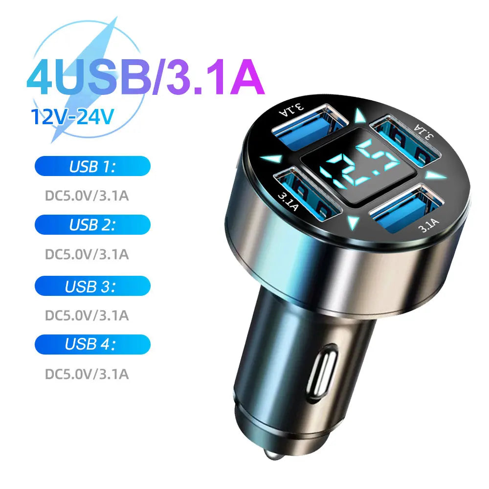 Multi-Port USB Car Charger