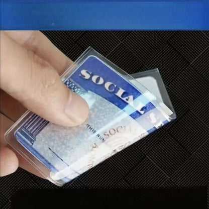 Premium Social Security Card Holder – Waterproof PVC Protector