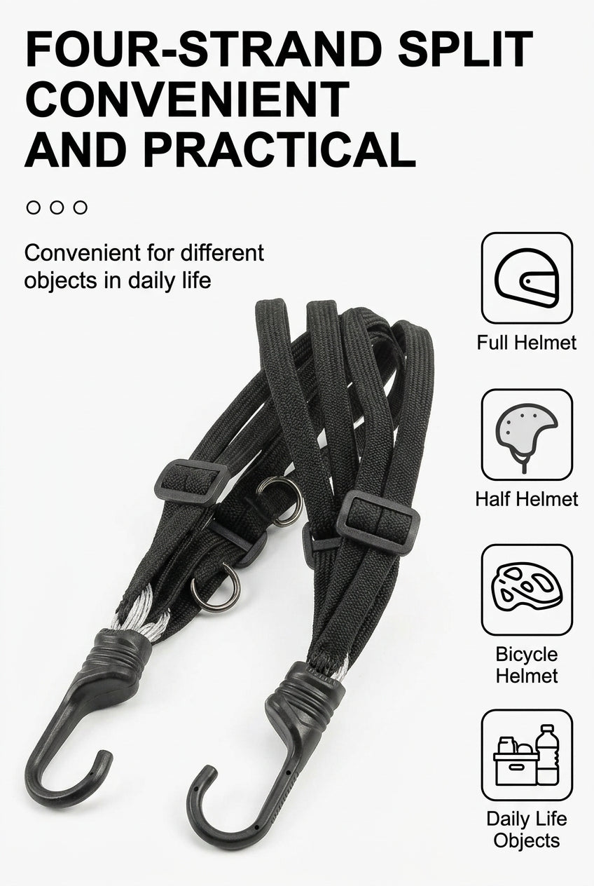 Motorcycle Elastic Cargo Strap, 23.6 or 35.4 in