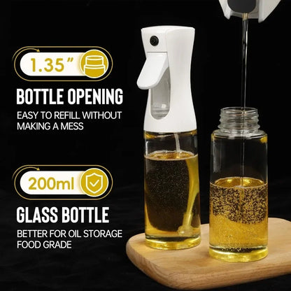 Oil Spray Bottle for Cooking — Mist Sprayer, 200ml, 300ml & 500ml