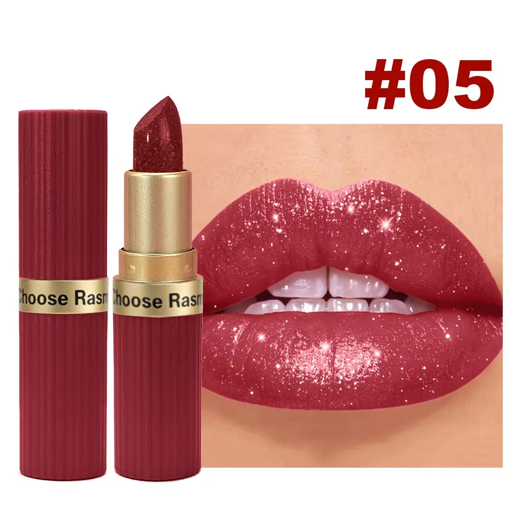 Pearlescent Shimmer Lipstick