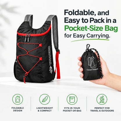 Packable Lightweight Travel Backpack, 20L