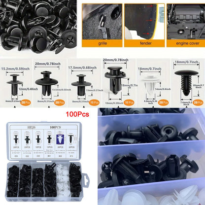 Car Trim Retainer Clips, 50 or 100 Pieces