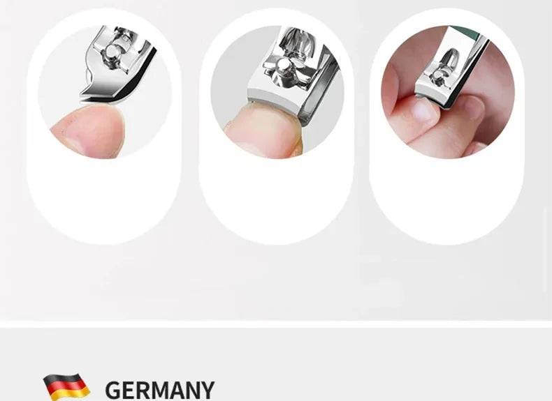 Stainless Steel Nail Care Kit with Travel Case