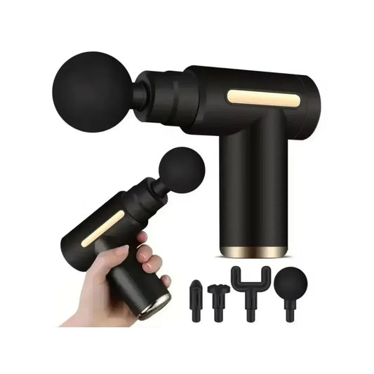 Mini USB Massage Gun - Portable Percussive Massager for Neck, Shoulders & Back