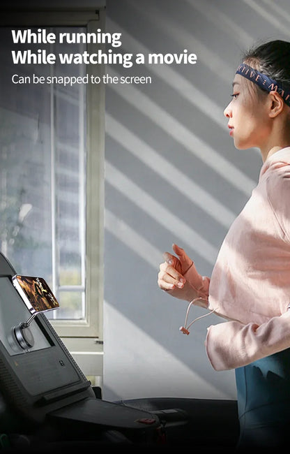 Magnetic Phone Holder — 360° Rotating Foldable Mount for Car, Gym & Kitchen - Flexivo