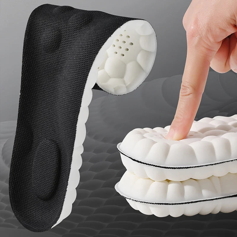 Latex Sport Insoles with Arch Support, Breathable & Deodorizing